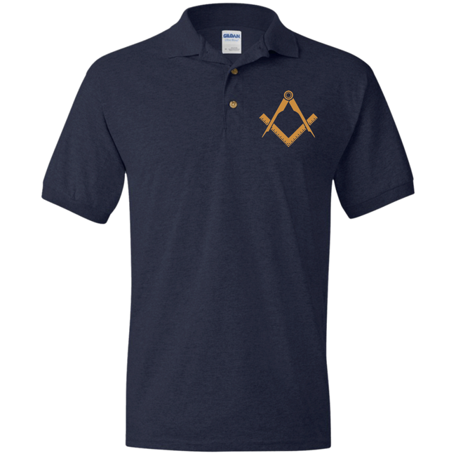 Square & Compass Classic Logo Polo