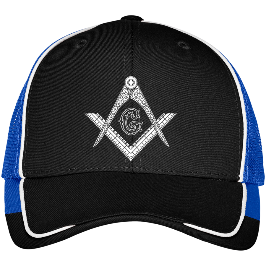 Square & Compass Mesh Back Cap