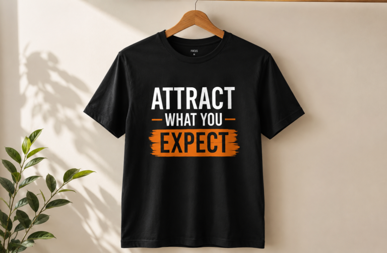 Attract What You Expect T Shirt: More Than Just a Motivational Design