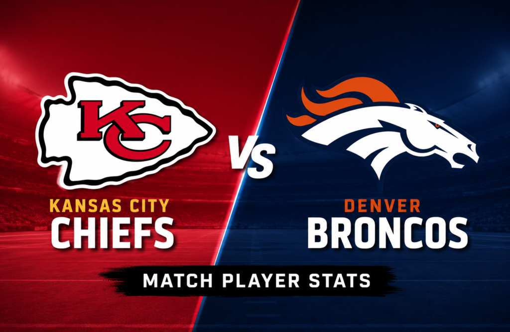 Kansas City Chiefs vs Denver Broncos Match Player Stats