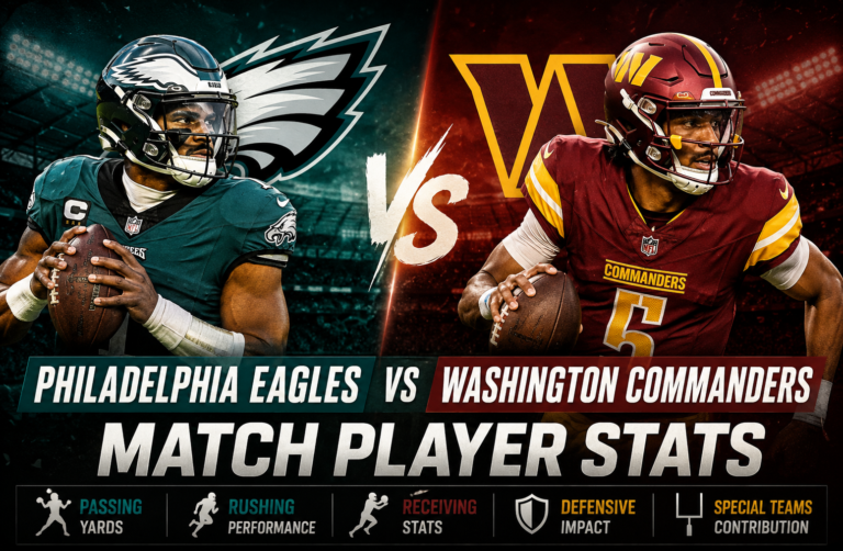Philadelphia Eagles vs Washington Commanders Match Player Stats