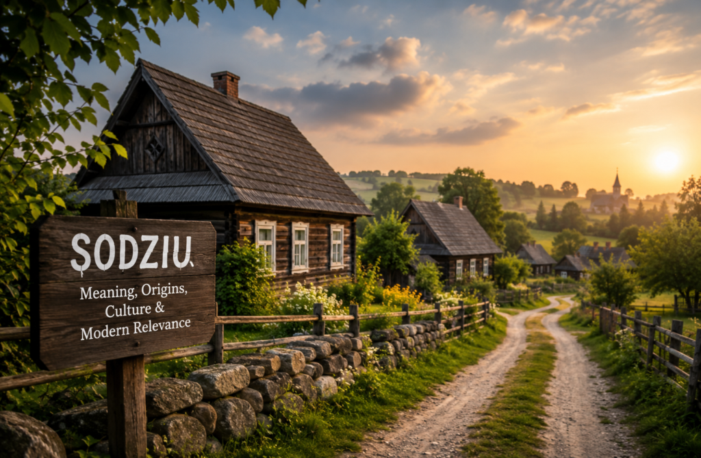Sodziu: Meaning, Origins, Cultural Significance, and Modern Relevance