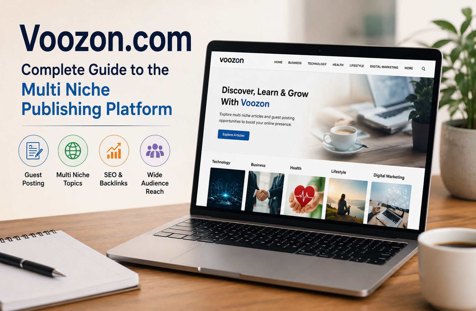 Voozon.com: Complete Guide to the Multi Niche Publishing Platform