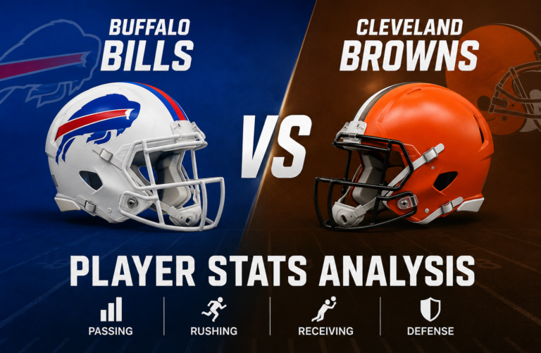 Buffalo Bills vs Cleveland Browns Match Player Stats Analysis