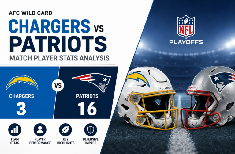 Chargers vs New England Patriots Match Player Stats: Complete AFC Wild Card Analysis