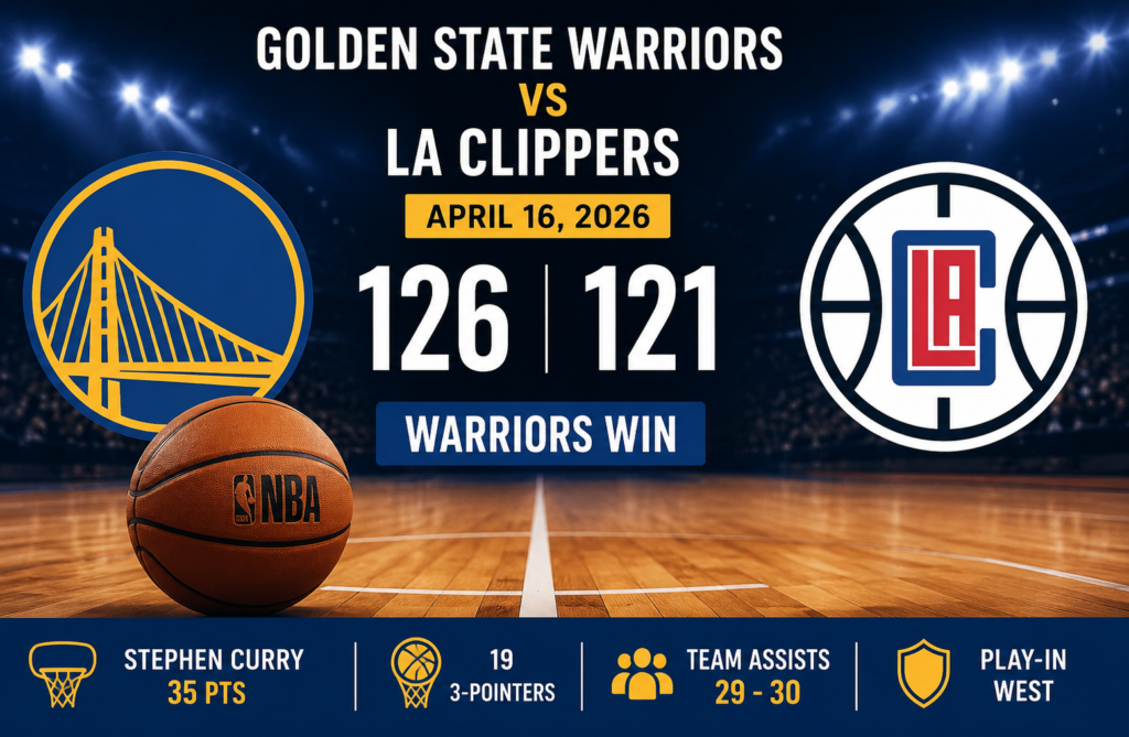 Golden State Warriors vs LA Clippers Match Player Stats