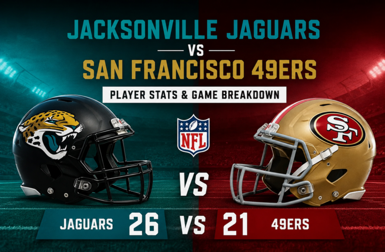 Jacksonville Jaguars vs 49ers Match Player Stats: Complete Game Breakdown