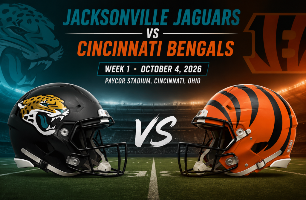 Jacksonville Jaguars vs Bengals Match Player Stats