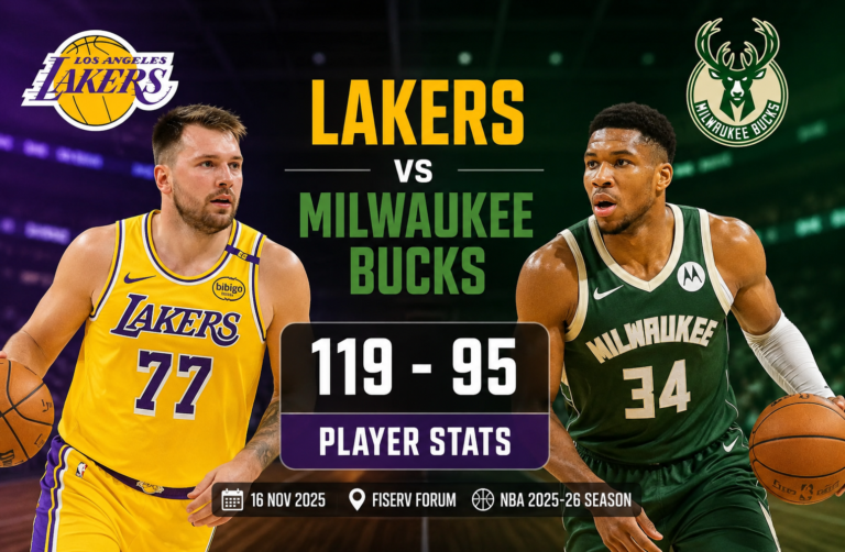 Lakers vs Bucks Player Stats Breakdown