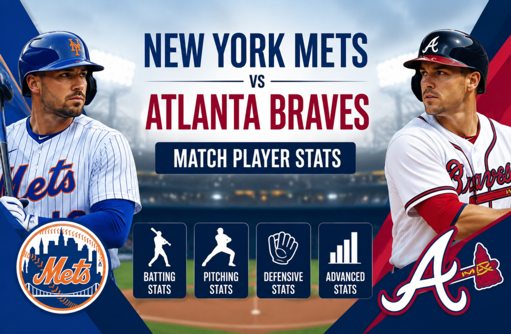 New York Mets vs Atlanta Braves Match Player Stats