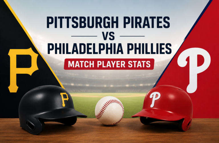 Pittsburgh Pirates vs Philadelphia Phillies Match Player Stats