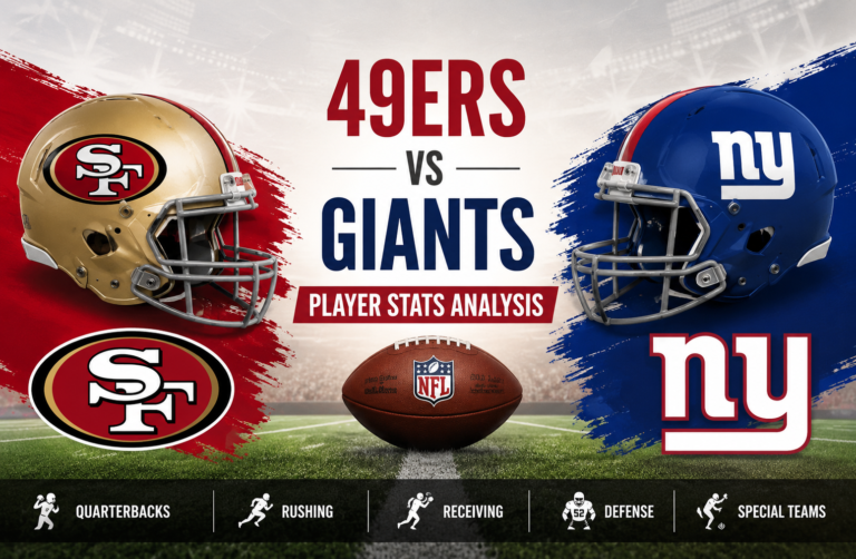 San Francisco 49ers vs New York Giants Match Player Stats Analysis