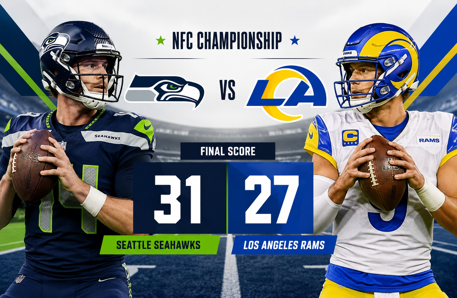 Seahawks vs Los Angeles Rams Match Player Stats