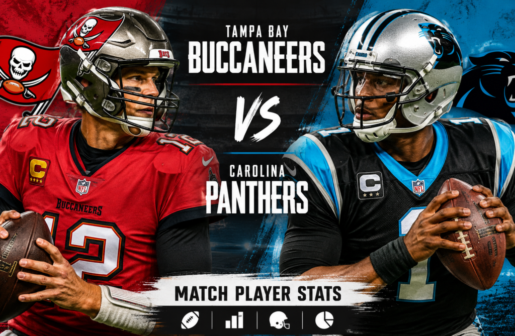 Tampa Bay Buccaneers vs Carolina Panthers Match Player Stats