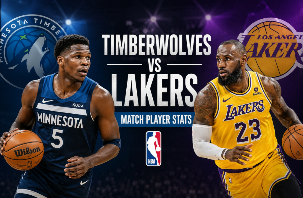 Timberwolves vs Lakers Match Player Stats Breakdown