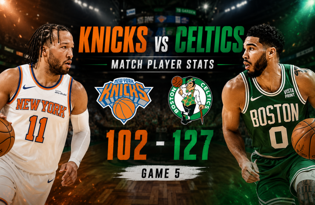 knicks vs celtics match player stats