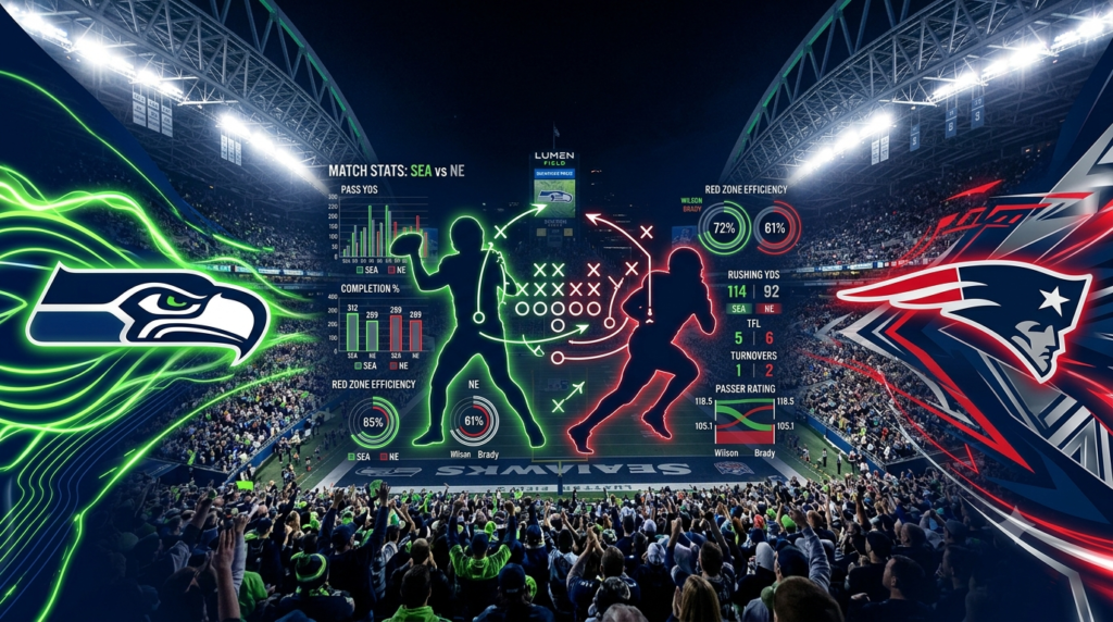 seattle seahawks vs new england patriots match player stats