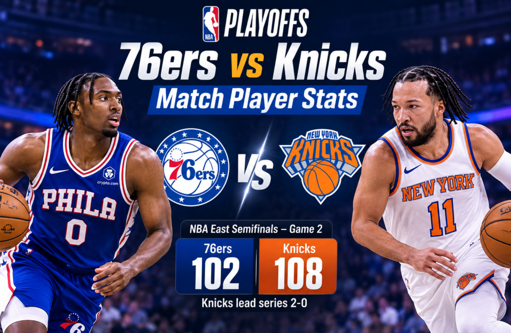 76ers vs Knicks Match Player Stats: Game 2