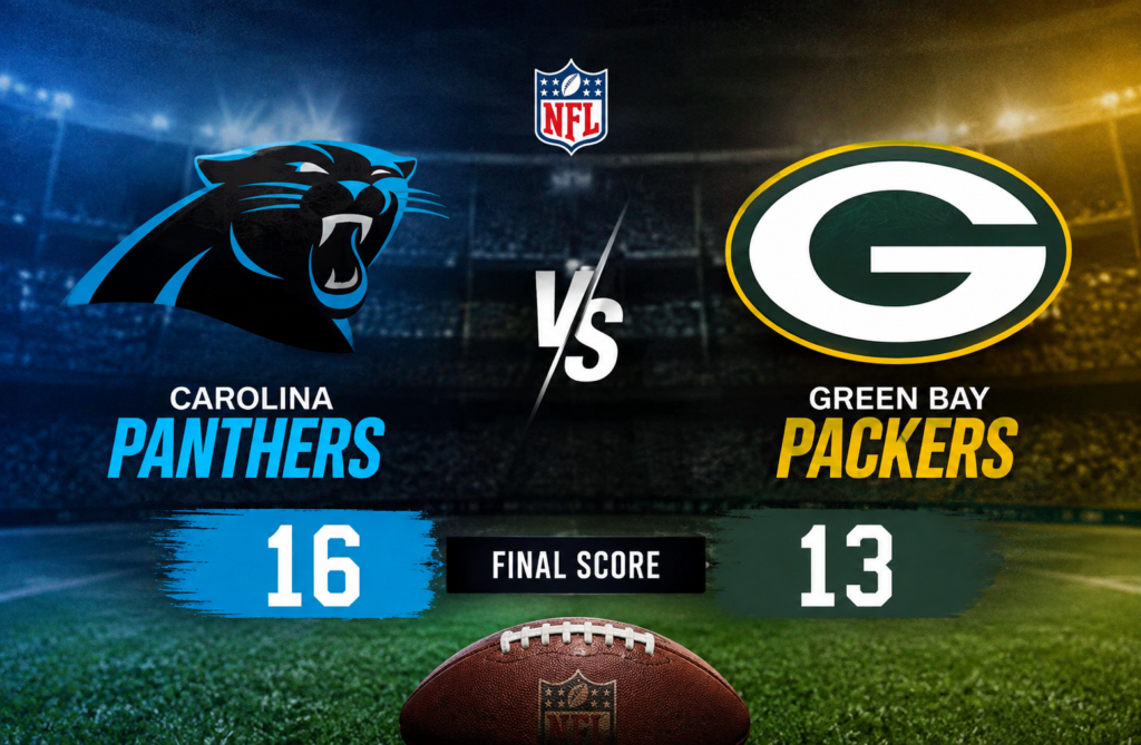Carolina Panthers vs Green Bay Packers Match Player Stats