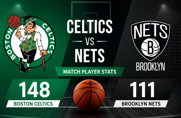 Celtics vs Brooklyn Nets Match Player Stats
