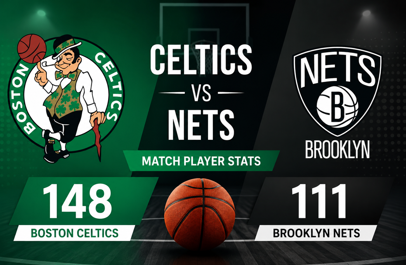 Celtics vs Brooklyn Nets Match Player Stats
