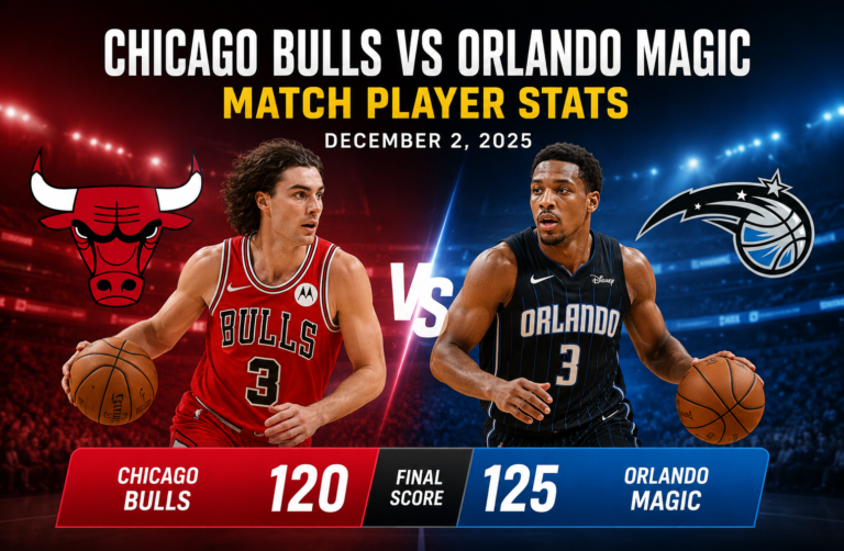 Chicago Bulls vs Orlando Magic Match Player Stats