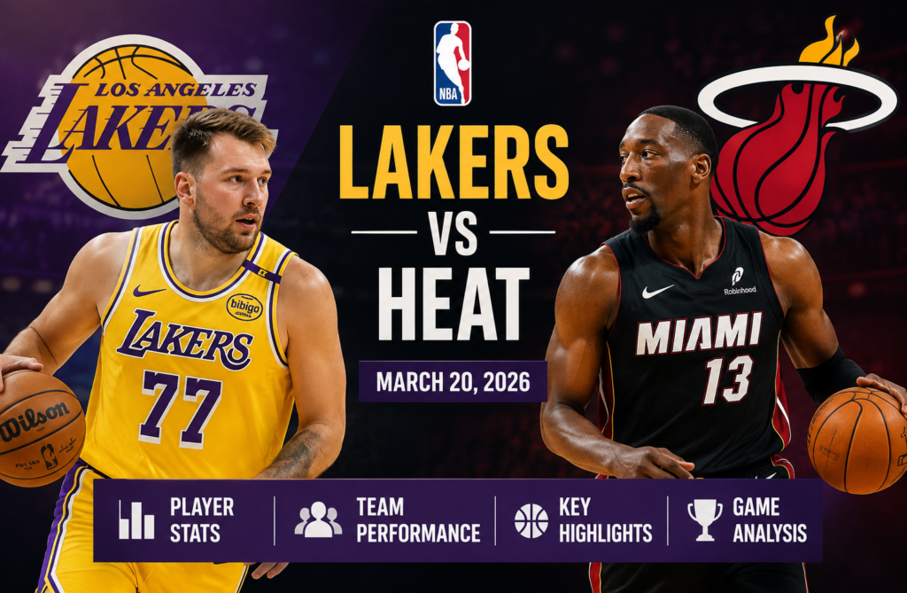 Miami Heat vs Lakers Match Player Stats: Full Game Analysis