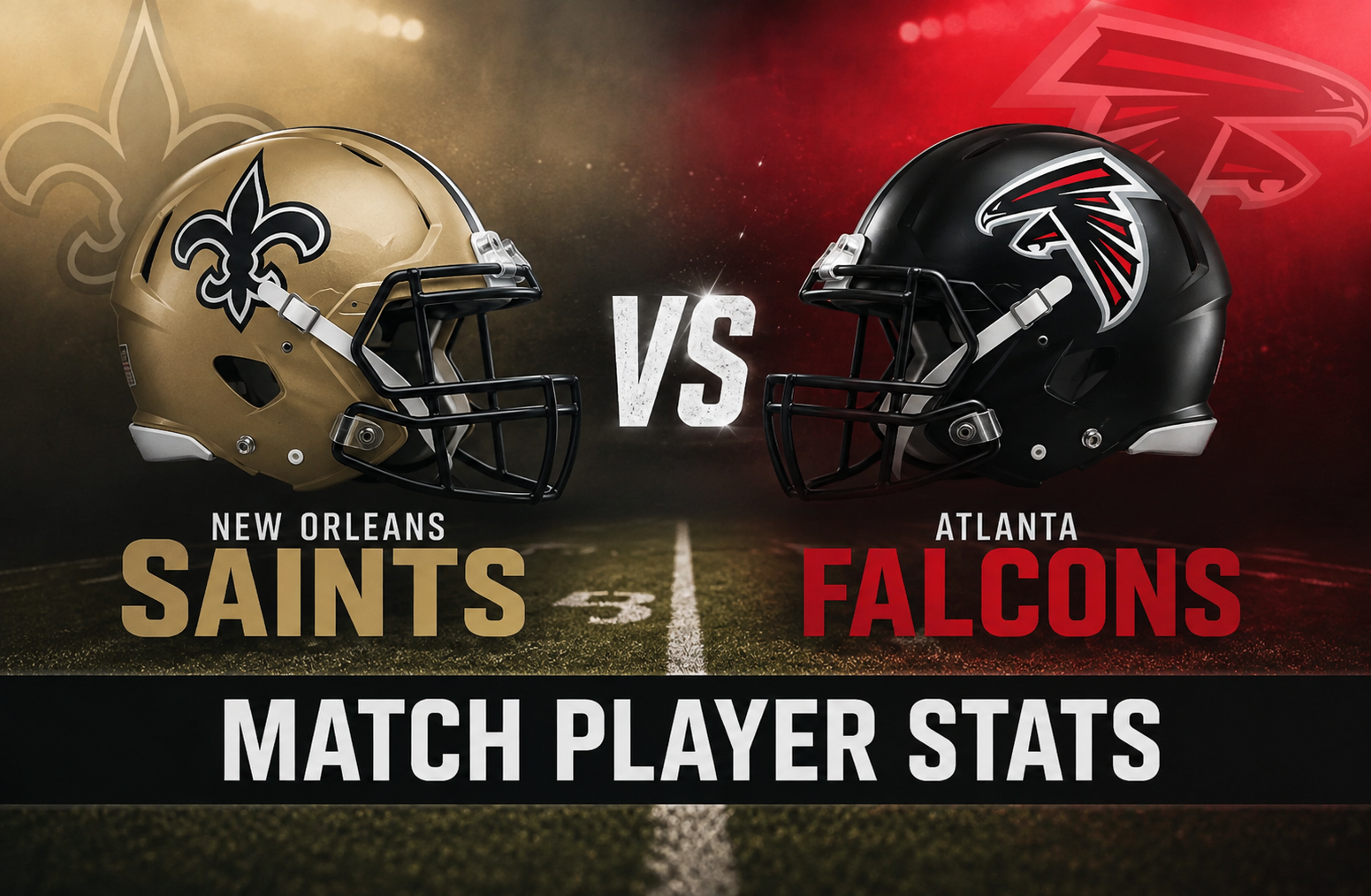 New Orleans Saints vs Atlanta Falcons Match Player Stats