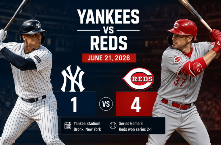 New York Yankees vs Cincinnati Reds Match Player Stats