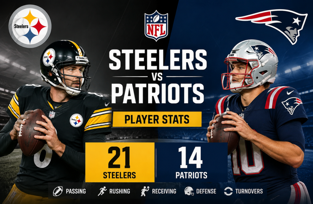 Pittsburgh Steelers vs New England Patriots Match Player Stats