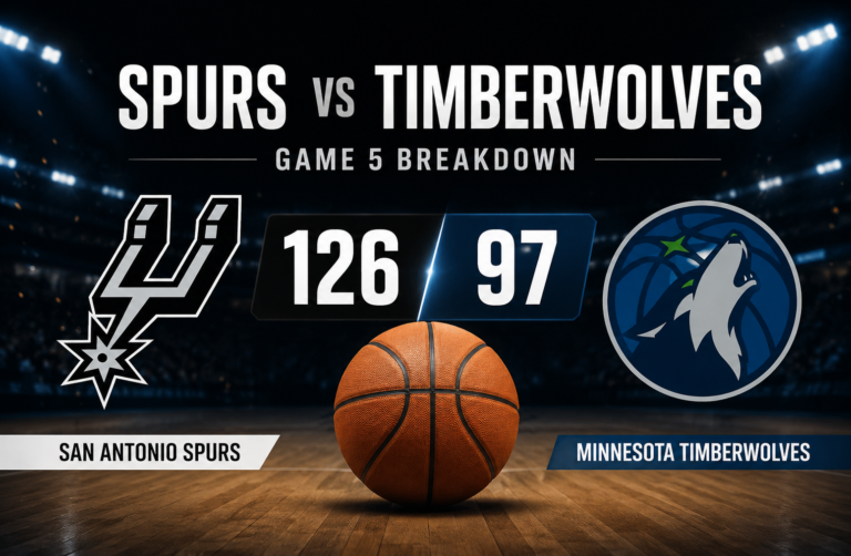 San Antonio Spurs vs Timberwolves Match Player Stats: Game 5 Breakdown