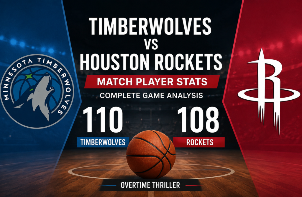 Timberwolves vs Houston Rockets Match Player Stats: Complete Game Analysis