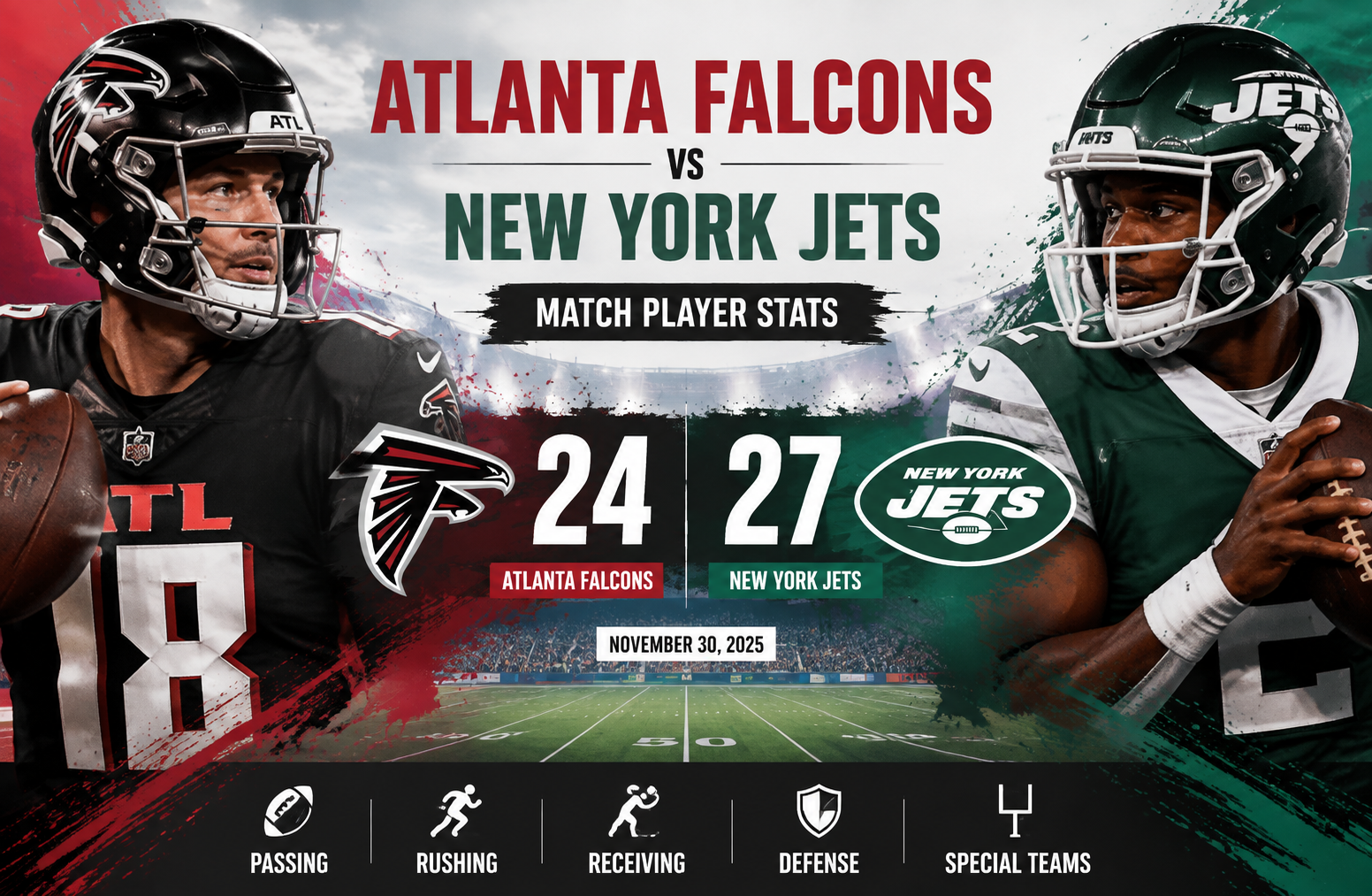 atlanta falcons vs new york jets match player stats