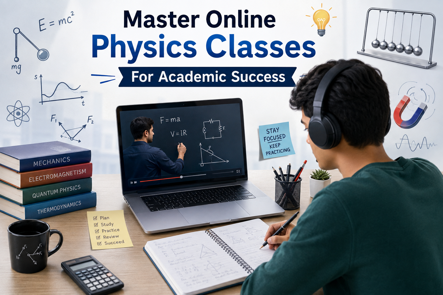 How to Ace Online Physics: 8 Proven Tips to Master Tough Topics