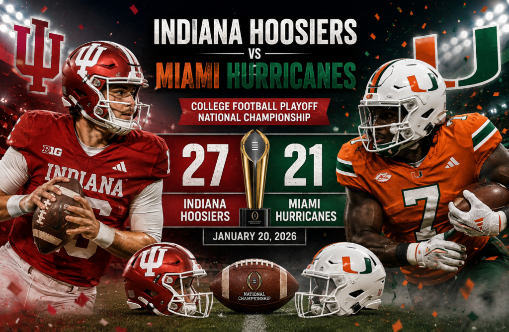 indiana hoosiers football vs miami hurricanes football match player stats