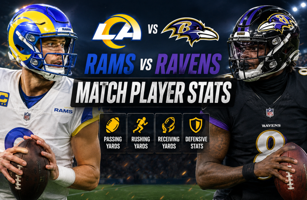 Los Angeles Rams vs Baltimore Ravens Match Player Stats