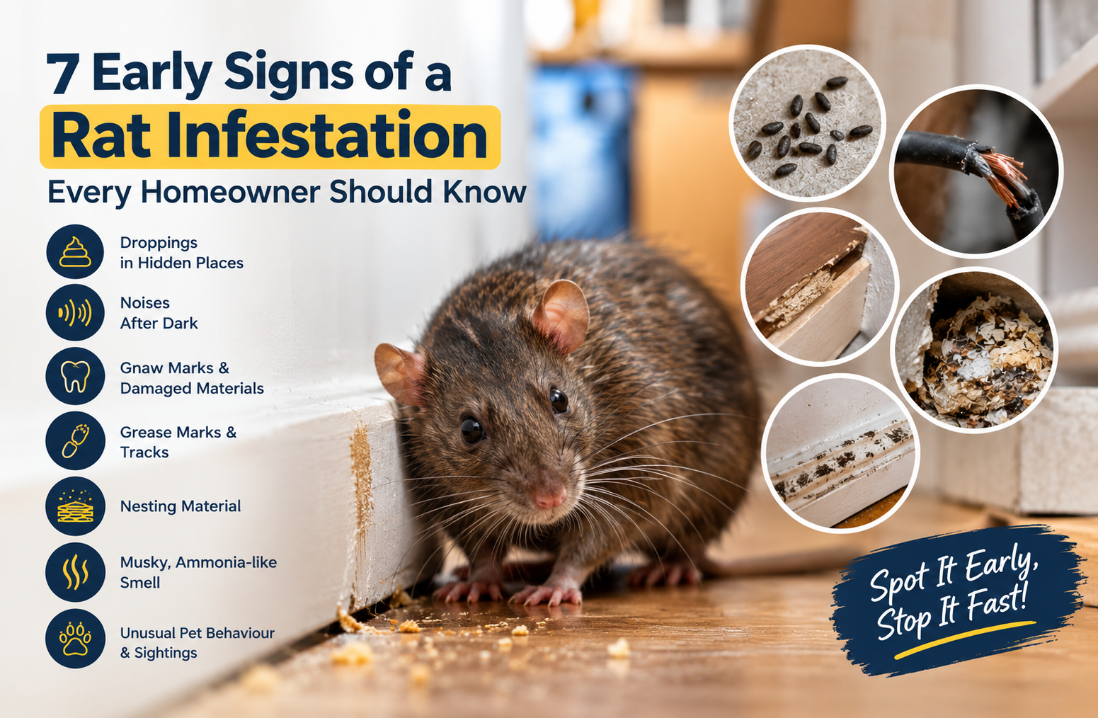7 Early Signs of a Rat Infestation Every Homeowner Should Know