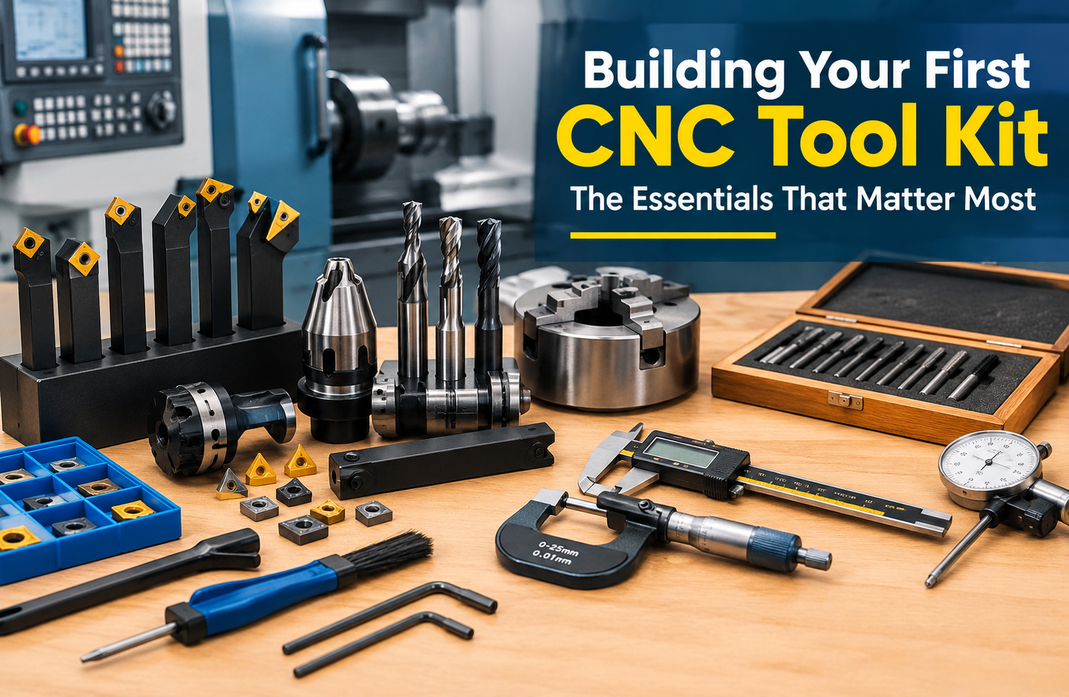Building Your First CNC Tool Kit: The Essentials That Matter Most