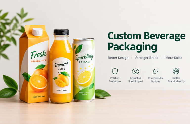 Custom Beverage Packaging for Juice and Drinks